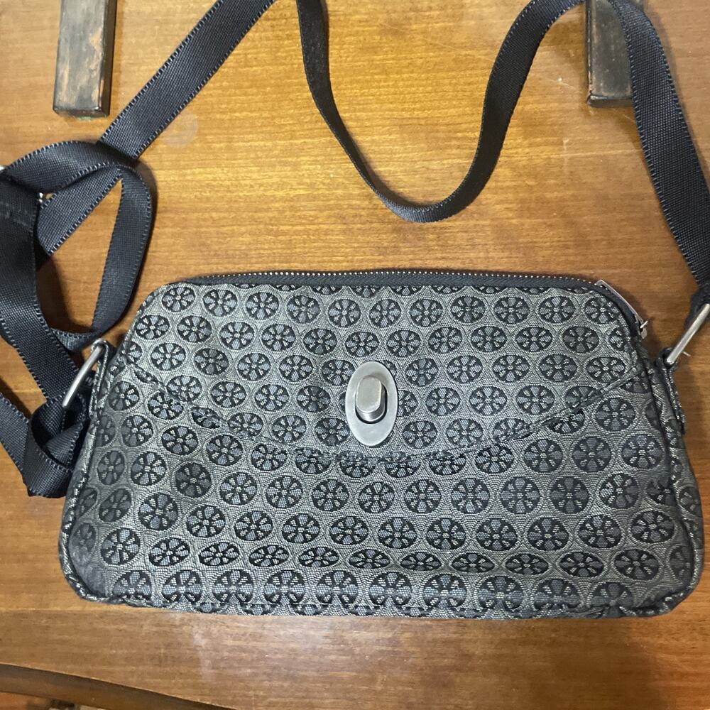 Bagallini Small Crossbody Embroided Canvas